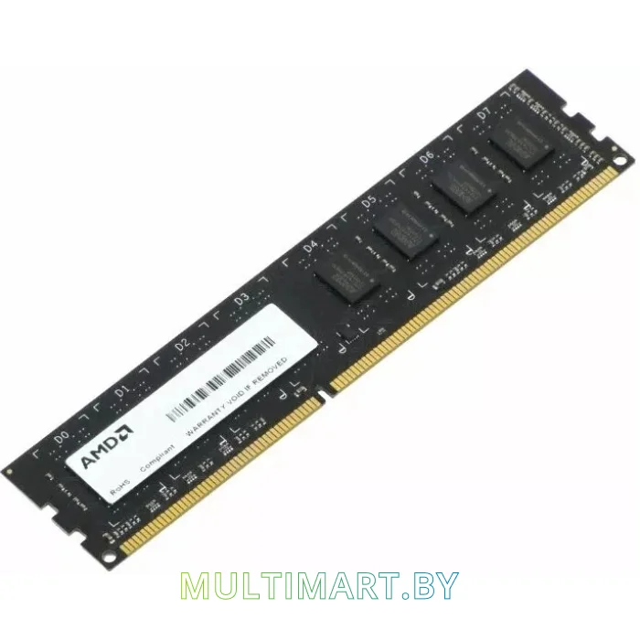 Оперативная память AMD Radeon R5 Entertainment 4GB DDR3 PC3-12800 (R534G1601U1SL-U)